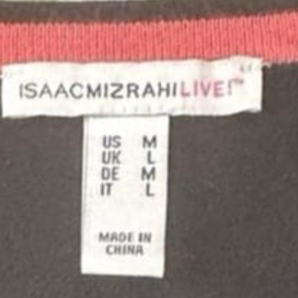 🆕 Isaac Mizrahi Live! Black Long Sleeve Top - Picture 5 of 6